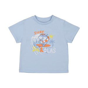 Mayoral Baby Boy Surf Shark s/s T-Shirt ~ Sky
