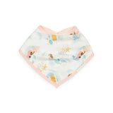 Loulou Lollipop Muslin Bandana Bib Set ~ Mermaids