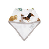 Little Unicorn Cotton & Muslin Bandana Bib 4 Pack ~ Woof