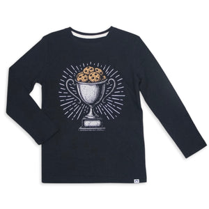 Appaman Boys Cookie Trophy Graphic l/s Tee ~ Black