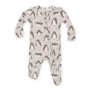 Angel Dear 2 Way Zipper Footie ~ Penguin Pals