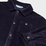 Mayoral Baby Boy Ribbed Velour Overshirt ~ Blue