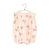 Play Up Baby Printed Bubble ~ Coral/Pale Pink