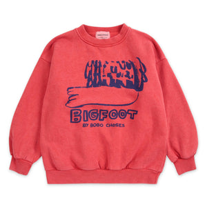 Bobo Choses Boys Bigfoot By BC Sweatshirt ~ Red
