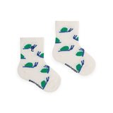 Bobo Choses Baby Funny Snail Socks ~ Off White Multi