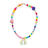 Sadie's Moon Be Happy Necklace ~ Over The Rainbow