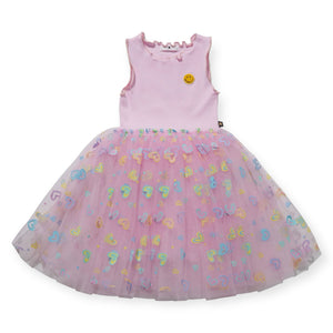 Petite Hailey Elsie Heart Tutu Dress ~ Pink