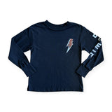 Rowdy Sprout Baby Bowie Bolt l/s Tee ~ Jet Black