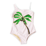 Shade Critters Coco Palm Swimsuit w/ Sequins ~ Pink