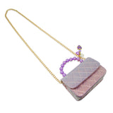 Tiny Treats Quilted BFF Charm Blossom Pearl Handbag