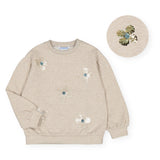 Mayoral Girls Sequin Embellished Sweatshirt & Leggings Set ~ Heathered Stone/Jade