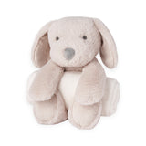 Elegant Baby Bedtime Huggie Blanket w/ Plush Toy ~ Puppy