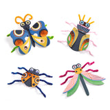 Djeco Fuzzy Bugs 3D Collage Art Set