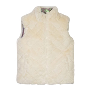 Appaman Girls Reversible Puffer Vest ~ Rose Gold