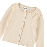 Molo Giselle Ribbed Knit Cardigan ~ Brazilian Sand