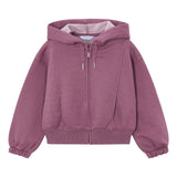 Mayoral Girls Fleece Zip Hoodie & Sweatpants Set 7-12 ~ Violet