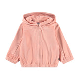 Molo Baby Dayna Velour Zip Hoodie & Sacha Sweatpants Set ~ Mellow Rose