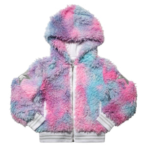 MIA New York Shag Bomber Jacket ~ Pink