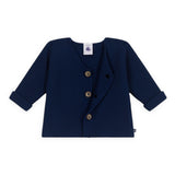 Petit Bateau Knit Cardigan ~ Navy