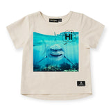 Rock Your Kid Shark Hi T-Shirt ~ Cream