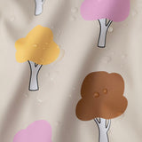 7am Waterproof Bib ~ Trees Beige