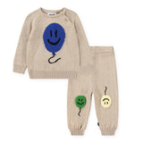 Molo Baby Bless Knit Sweater & Sol Knit Pants Set ~ Balloon Smile