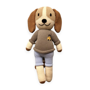 Estella Knit Doll ~ Frank the Organic Taxi Dog