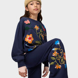 Molo Marge Sweatshirt & Aurita Sweatpants Set 7-12 ~ Navy Blazer