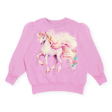 Rock Your Kid The Blessing Unicorn Graphic Sweatshirt ~ Pink