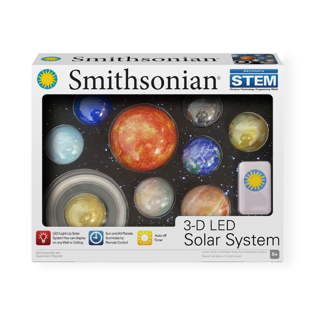 Solar System Led Model Toysmith Smithsonian 3D Led Solar System – Born Yesterday