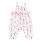 Angel Dear Muslin Ruffle Waist Romper ~ Ribbon Bouquets