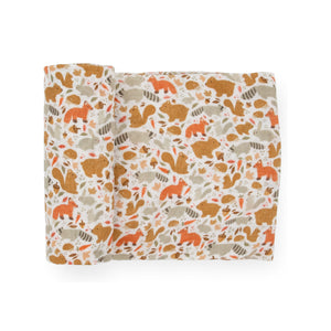 Little Unicorn Cotton Muslin Swaddle ~ Fall Friends
