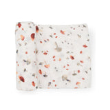 Little Unicorn Cotton Muslin Swaddle ~ Mushrooms