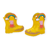 Mini Melissa x Peppa Pig Rainboots ~ Peppa/Yellow Rainbow