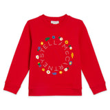 Stella McCartney Girls Stella Logo Sweatshirt ~ Red