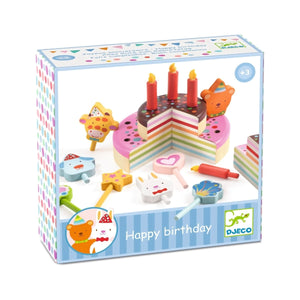 Djeco Happy Birthday Cake Play Set