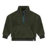 Babyface Boys Fleece Half Zip Sweatshirt ~ Dark Army