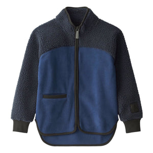Molo Ulani Combi Fleece Jacket ~ Navy Sky