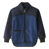 Molo Ulani Combi Fleece Jacket ~ Navy Sky