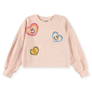 Molo Miki Sweatshirt ~ Petal Blush