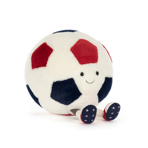 Jellycat Amuseables Sports USA Soccer Ball