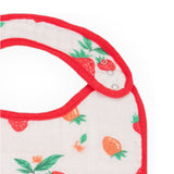 Little Unicorn Cotton Muslin Classic Bib 3 Pack ~ Berry Lemonade