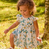 Mayoral Baby Girl Daisy Print Dress ~ Lake