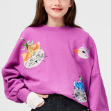 Molo Marika Sweatshirt ~ Animal Sparkle