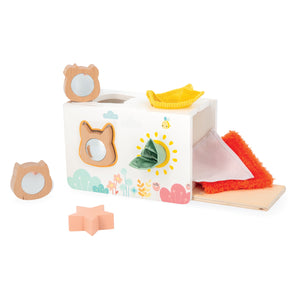 Janod Pure Fabrics Shape Sorter Box