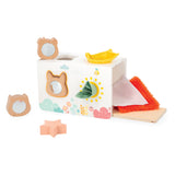 Janod Pure Fabrics Shape Sorter Box