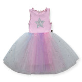 Petite Hailey Rylee Tutu Dress ~ Purple Multi