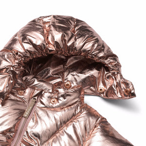 Molo Baby Harpo Hooded Puffer Coat ~ Copper