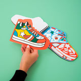 Omy Sticker By Number Book ~ Sneakers