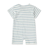 Molo Baby Fan Romper ~ Stream Stripe